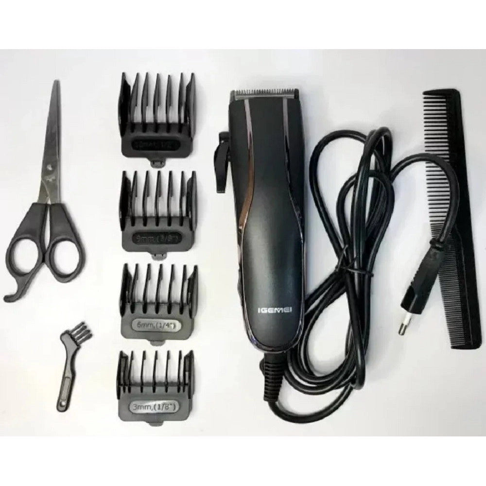 Trade Shop - Tagliacapelli Professionale Con Filo Trimmer Elettrico Gm-811 Con Lama In Titanio -