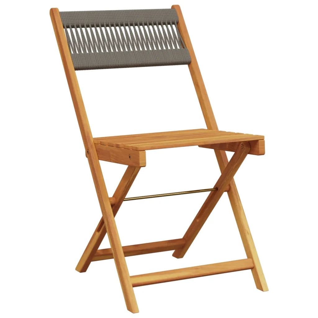 Set da Pranzo da Giardino 5 pz | Set Salotto da Giardino Polipropilene e Legno Massello