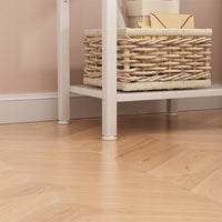 Comodino cassettiera armadio con cassetto ripiano bianco per camera da letto soggiorno 38 cm