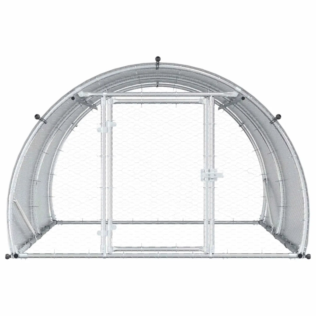 Pollaio Argento 200 x 150 x 100 cm Acciaio zincato 42042524