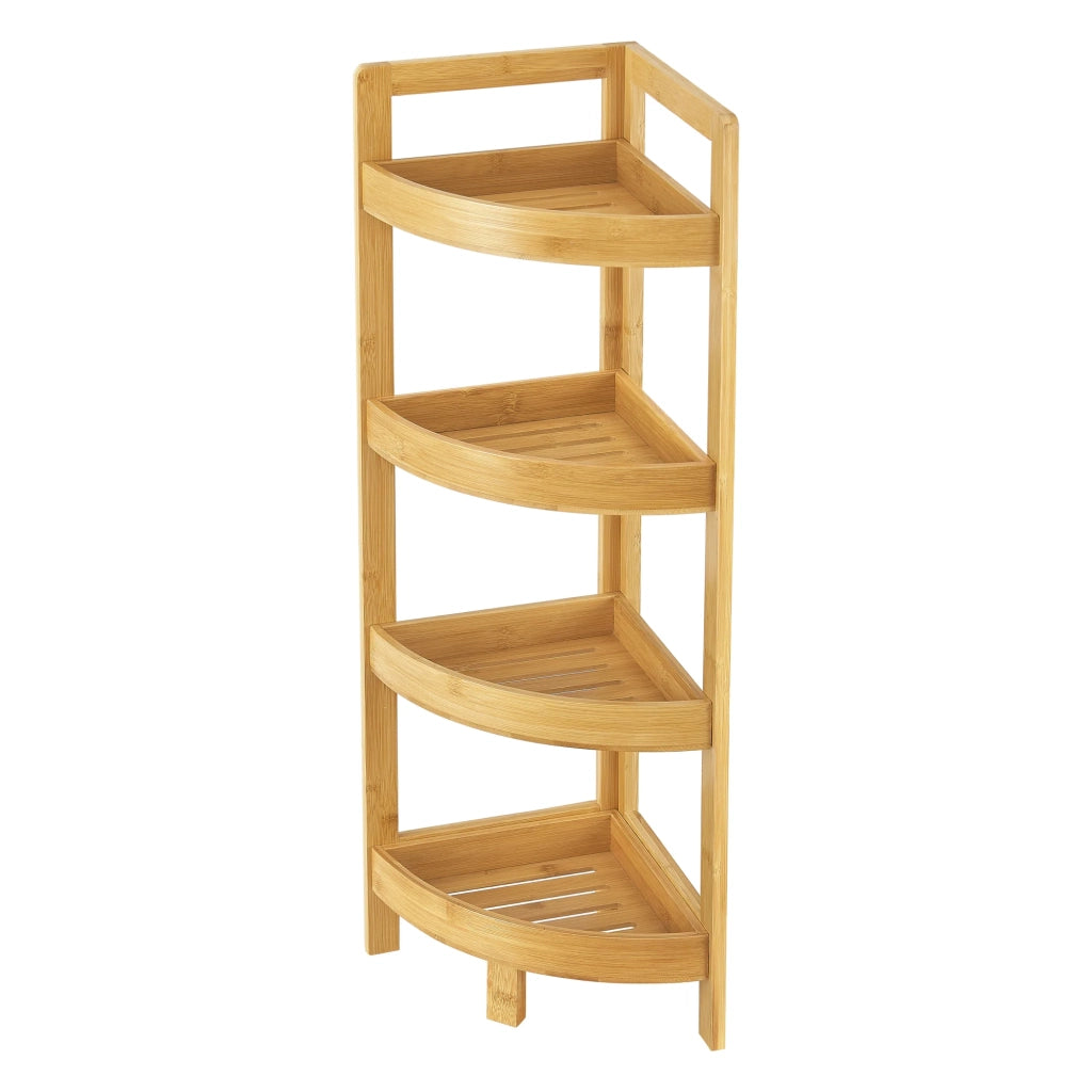 Mensola angolare 4 livelli per bagno o cucina 80 x 23 x 23 cm 03_0006960