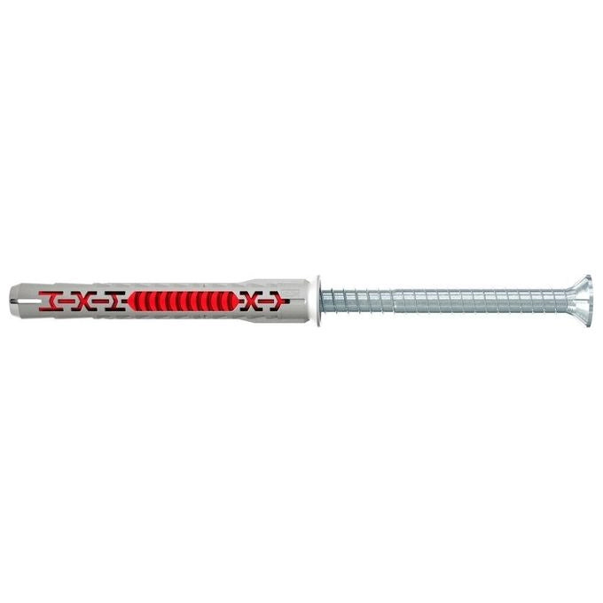 Fischer 562155 DuoXpand-T Tassello di espansione 10 mm 80 mm colore Grigio