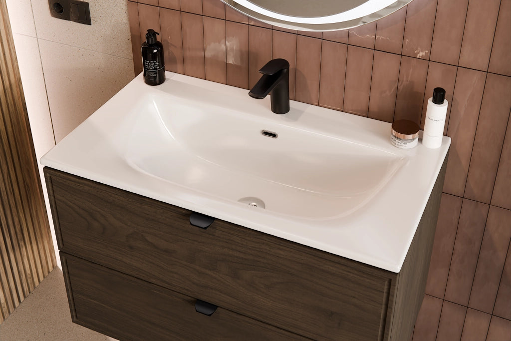 Lavabo per mobile a una vasca 80 cm Lavabi per mobile 81 x 17 x 46 cm