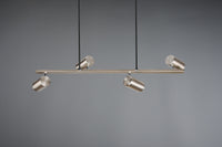 Lampada a Sospensione da Interno Attacco GU10 in Metallo Nickel Opaco