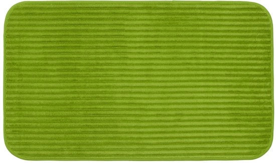 Matte Antiscivolo in Poliestere 100%, 60 x 100 cm, colore verde scuro
