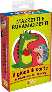 Liscianigiochi, Ludoteca Le Carte dei Bambini Mazzetti e Rubamazzetti Gioco di società, Multicolore, 85804