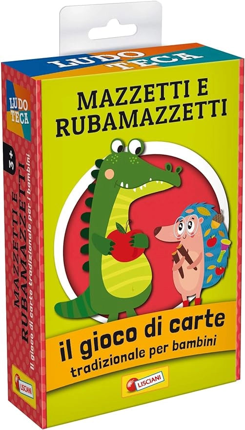 Liscianigiochi, Ludoteca Le Carte dei Bambini Mazzetti e Rubamazzetti Gioco di società, Multicolore, 85804