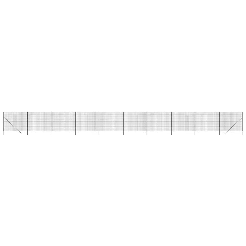 Recinzione Metallica Antracite 2,2x25 m in Acciaio Zincatocod mxl 129492