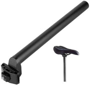 Sella per bicicletta in lega di alluminio 25,4 mm - Fermo regolabile - Resistente allo shock - Leggero - Duraturo - Superficie liscia - Sella per bicicletta con sostegno zonale