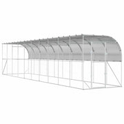 Gabbia per Polli Contro il Muro Argento 600 x 150 x 215 cm 3434739