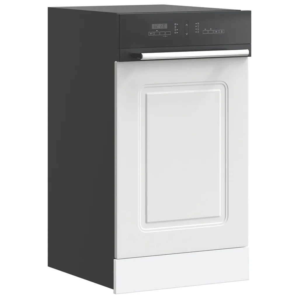 Pannello Lavastoviglie Kalmar Bianco 45x1,5x67 cm in Truciolato