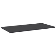 Ripiani per Libreria 8pz Grigi 80x40x1,5cm in Legno Multistrato 805335