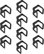 Set di Clip di Pompa Idraulica a 10 pezzi - 2 Ton di Potenza di Sollevamento - Compatibile con Pompa 11 mm - Dimensioni 18,4x20 mm - Costruito in Metallo