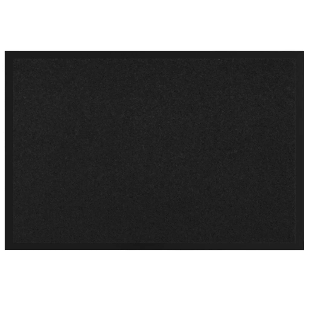 Tappetino Nero 60 x 40 x 1.2 cm Tessuto Teddy