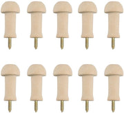 Hanger a scuola in legno - 10 pezzi - Sostenibile - Riciclabile - Per abiti/lenzuola - Ideale per casa/ufficio - Hanger a muro