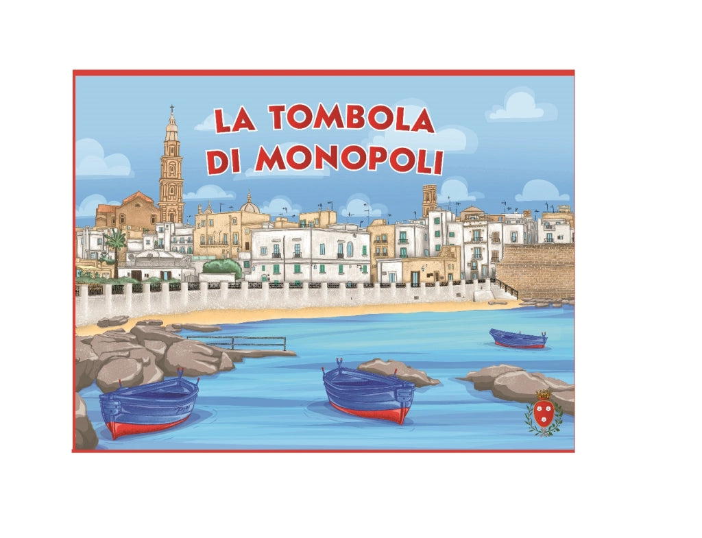 Tombola Edizione Città di Monopoli Palmitessa - Made in Italy - gioco di società, per tutta la famiglia