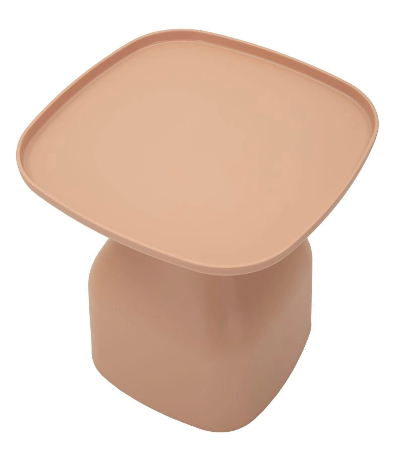 Tavolinetto Gea Rosa cm 48x48x50 Design Moderno Elegante