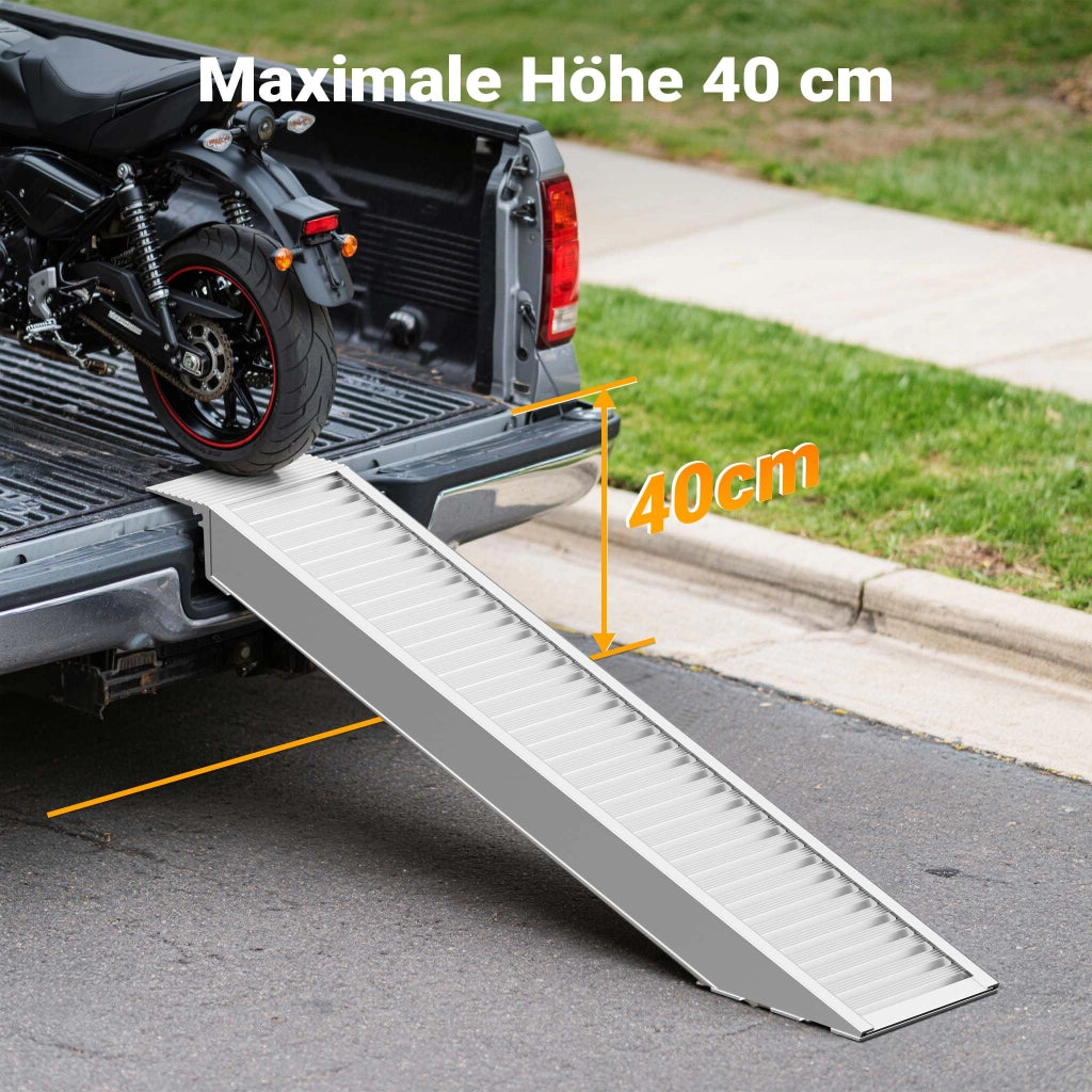 Rampa di carico 161 cm in alluminio per moto e quad fino a 2025 kg