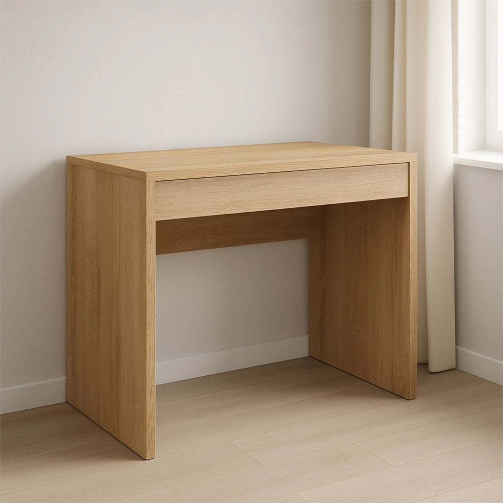Scrivania FORDE - Spaziosa - Con Cassetto - Rovere Sonoma - Larghezza 75 cm, Altezza 75 cm, Profondit? 50 cm