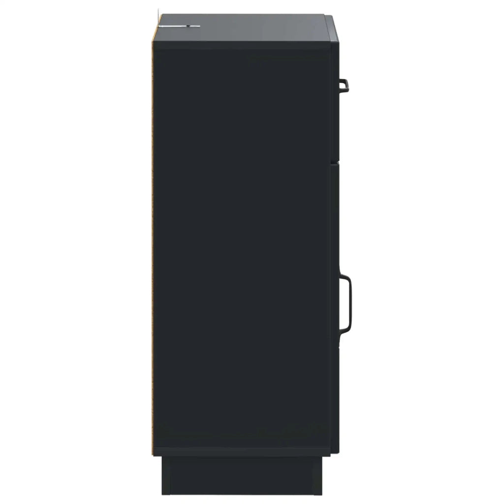 Mobiletto da Bagno HOORN Nero 30 x 31 x 77 cm 897266
