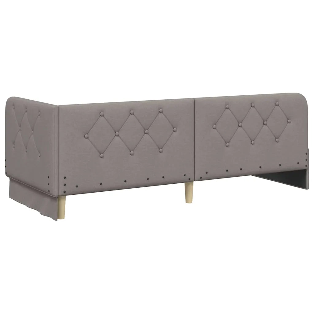 Cornice del letto ad angolo Talpa 80 x 200 cm Tessuto