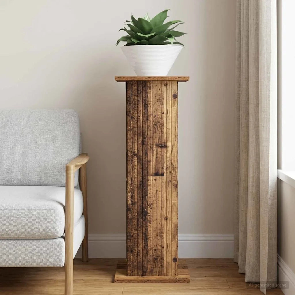 Supporto per piante Legno antico 30,5 x 30 x 80,5 cm 899776