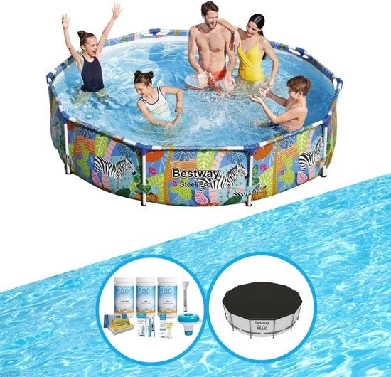 Piscina in Acciaio Steel Pro - Kit Piscina - 305x66 cm