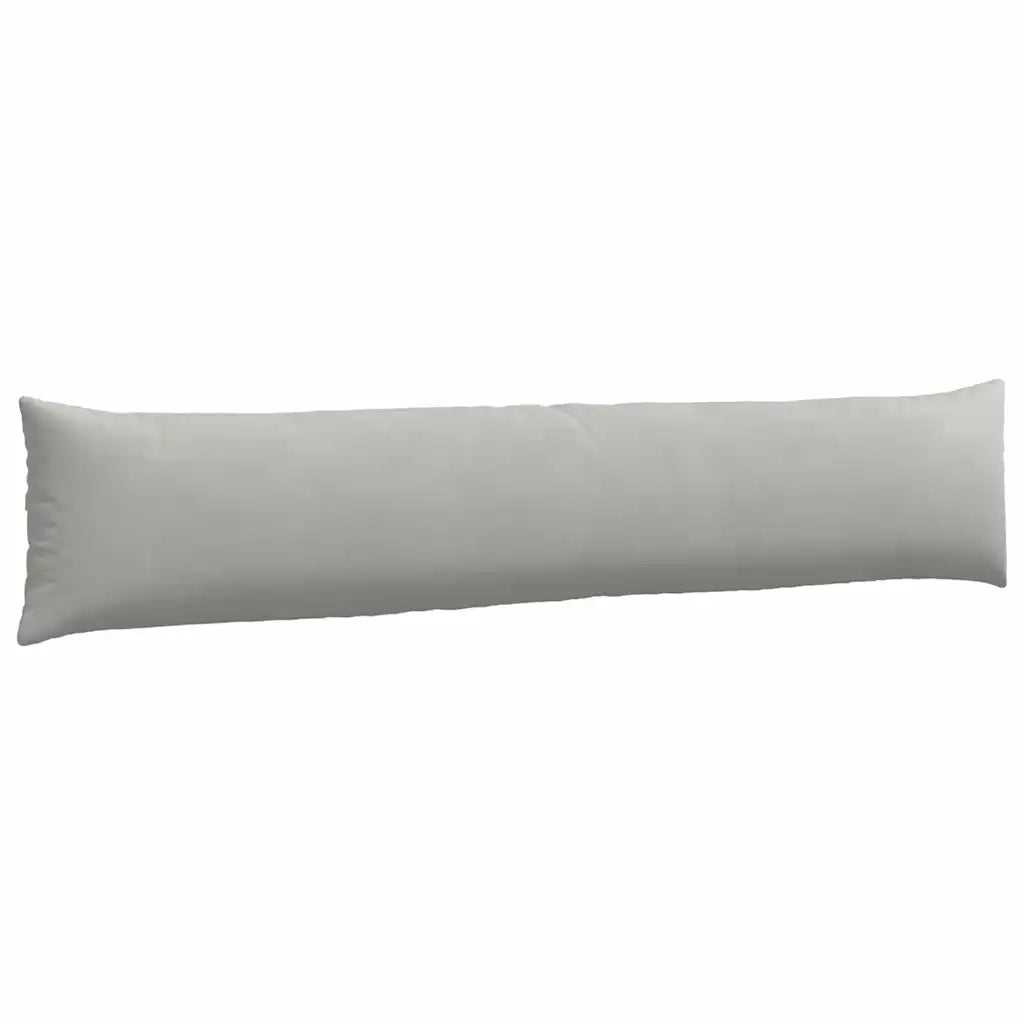 Cuscini da Divano 2 pz | Cuscini per sedie Grigio chiaro 200 x 40 cm Tessuto