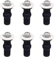Viti per toilet vaste con set di fissaggio universale da 6 pezzi