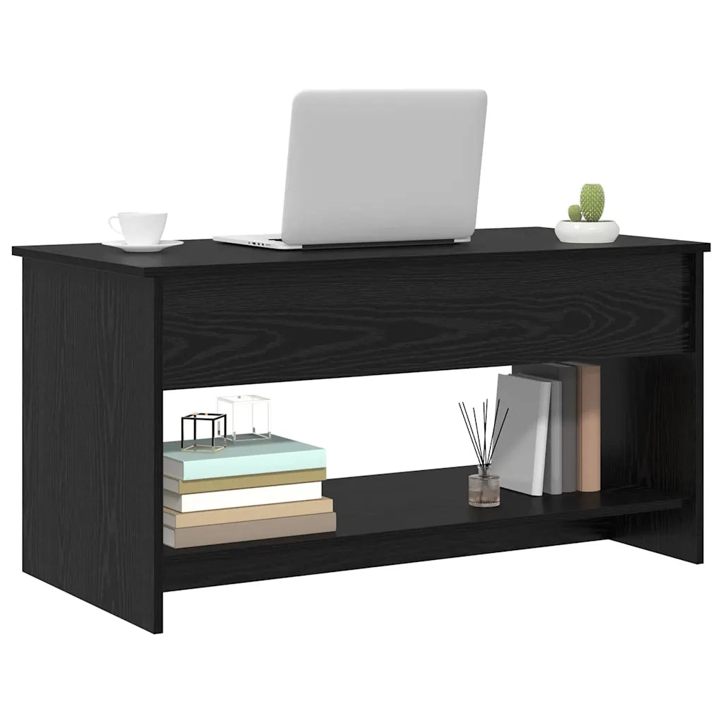 Tavolino da salotto Rovere Nero 80 x 50,5 x 41,5 cm 879452