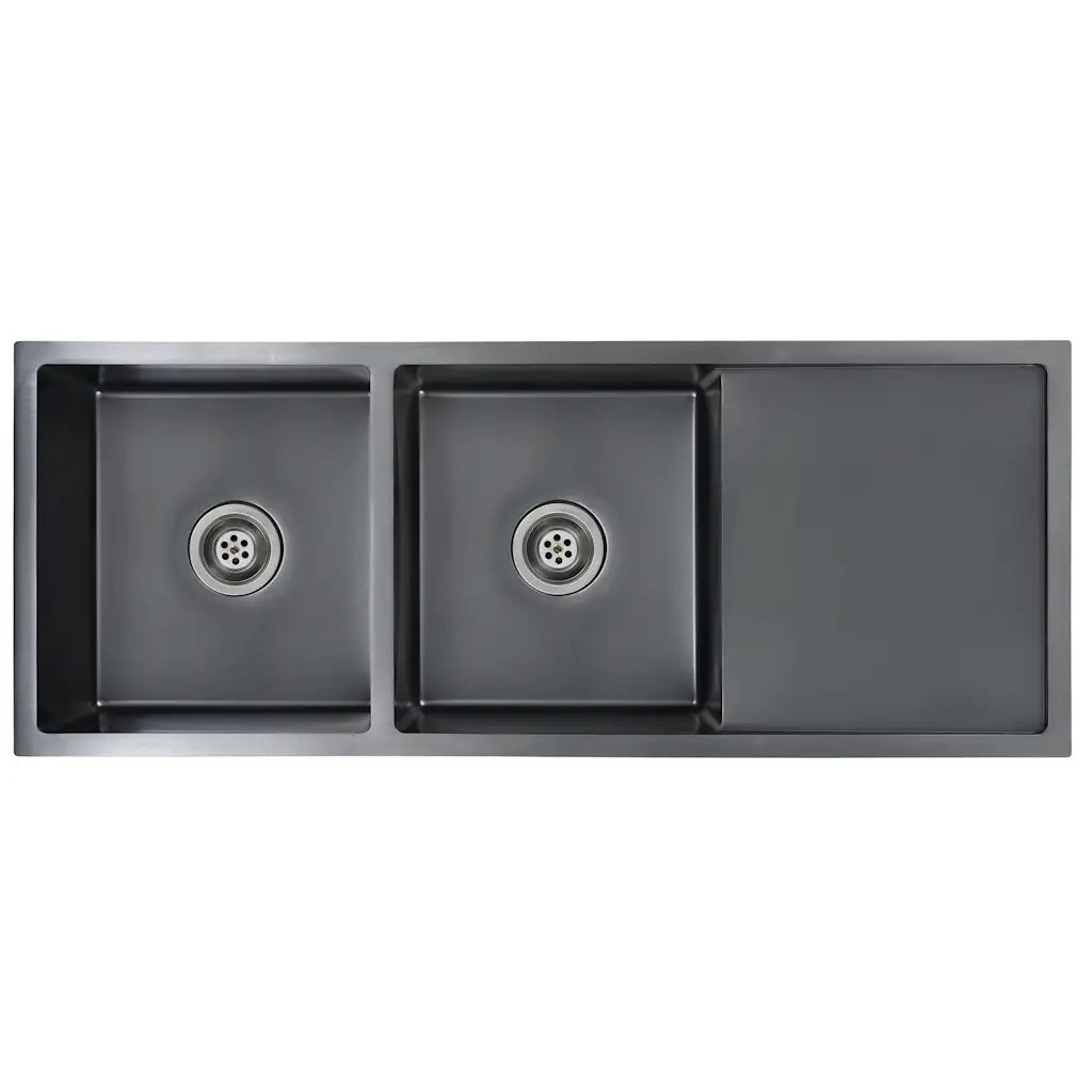 Lavello da Cucina Lavorato a Mano Nero in Acciaio Inoxcod mxl 105547