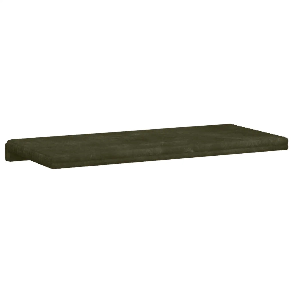 Cuscino per panchina Corduroy Morbido Verde Profondità 35 cm 42043301