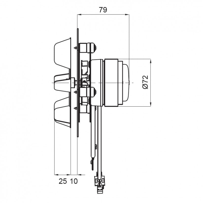 Ricambistufeapellet ESTRATTORE FANDIS VFC3A23 PALA 25 ACCIAI