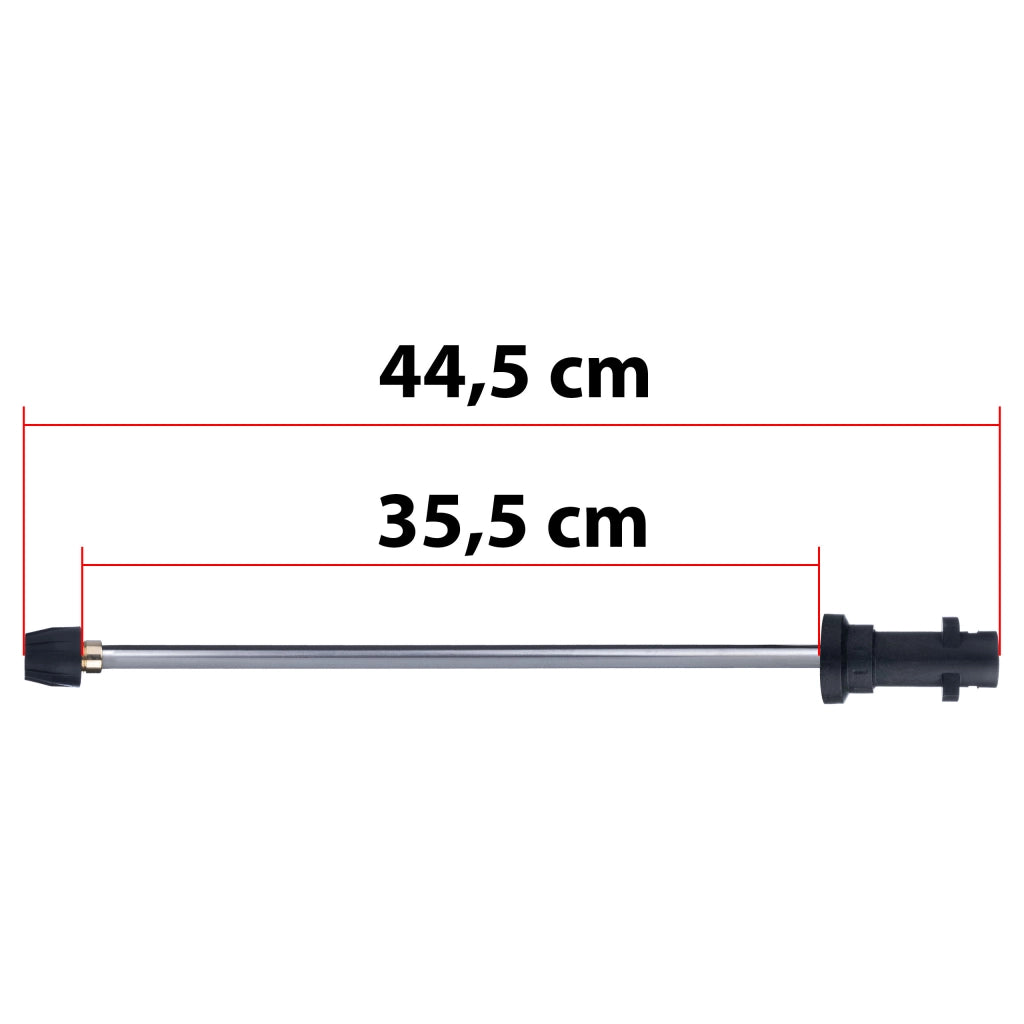 Lancia a Getto Piatto 160 Bar – Compatibile con Idropulitrice Kärcher K2–K7 | Ampio Angolo di Lavoro | 60°C