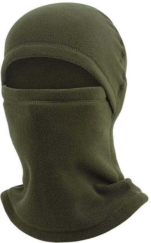 Muta impermeabile e calda per bicicletta e sci in autunno e inverno con maschera e cintura del collo, cappello impermeabile unisex di lana di pile per clima freddo, verde oliva