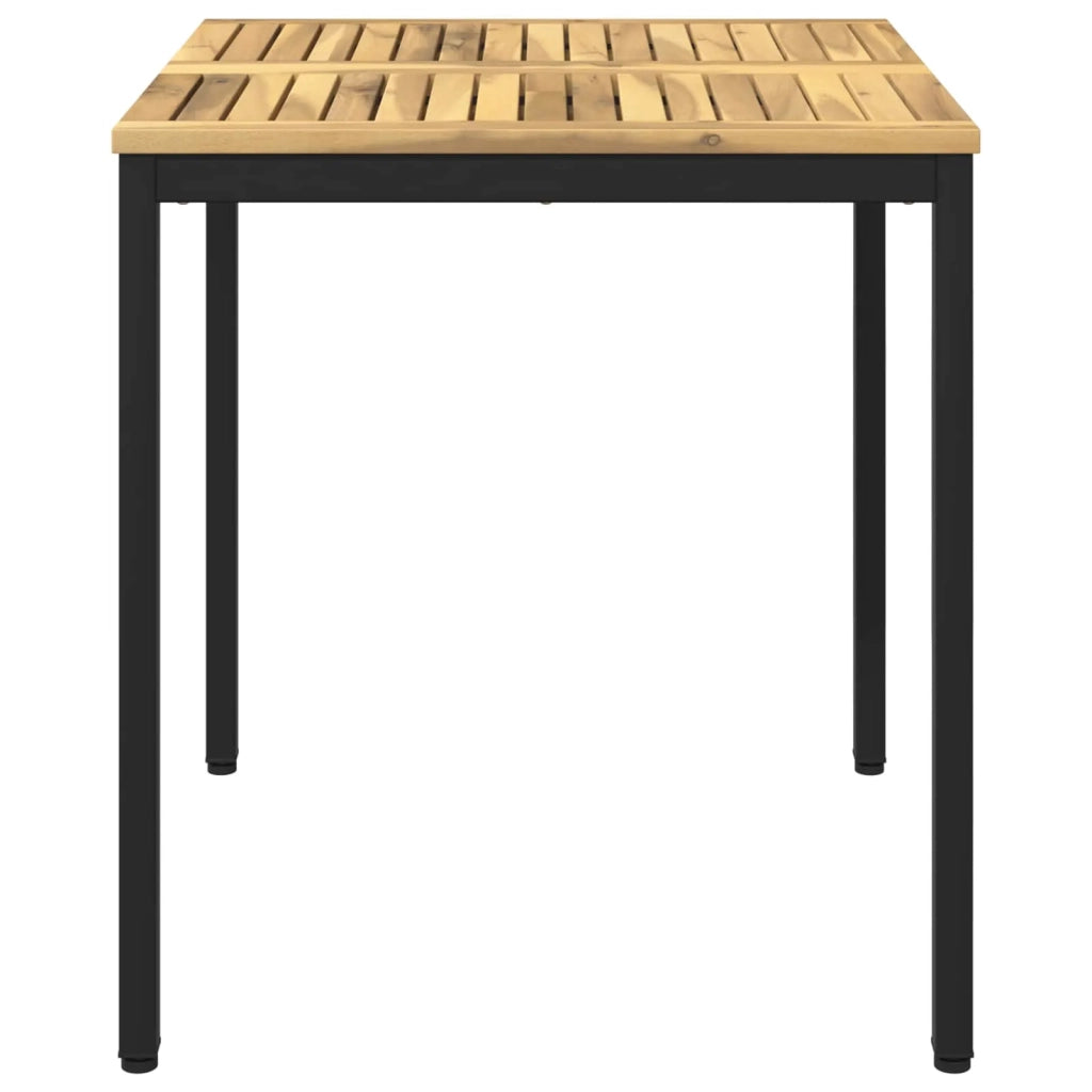 Tavolo da cena da giardino Bianco e Nero 70 x 68,5 x 75 cm 901756