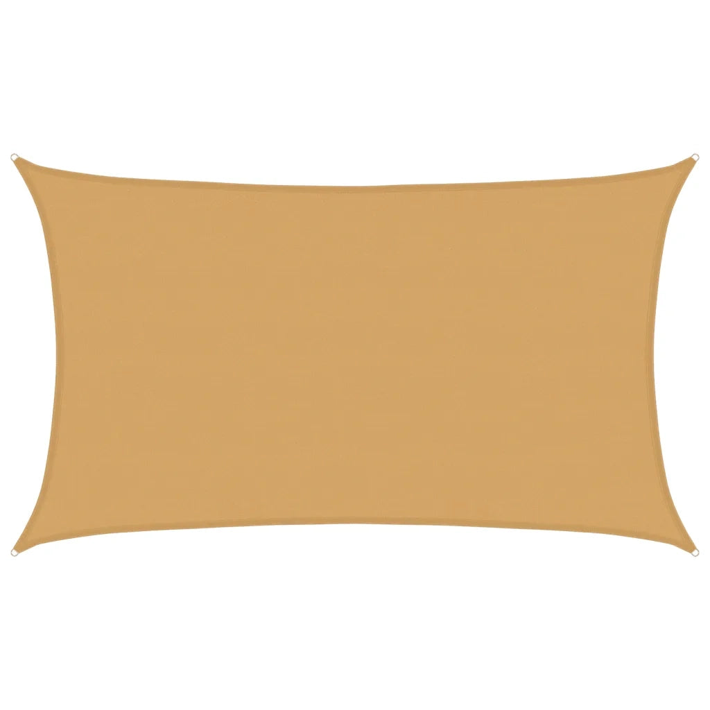 Vela Parasole 160 g/m² Rettangolare Sabbia 5x8 m in HDPE 4002050
