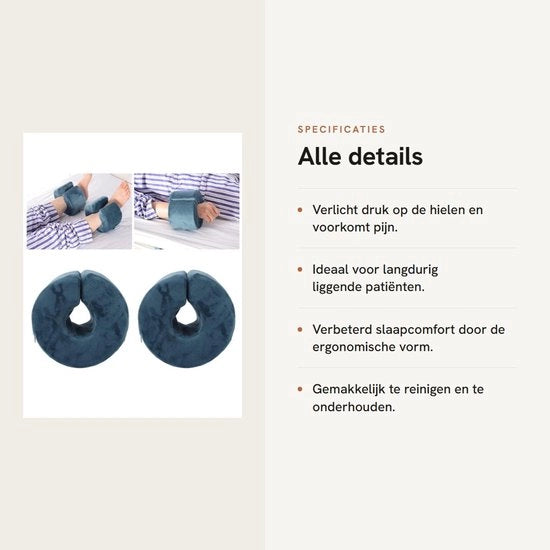 Supporto per Arti Inferiori - 2 Pezzi - 17 X 17 X 11 Cm - Cuscino per Piedi