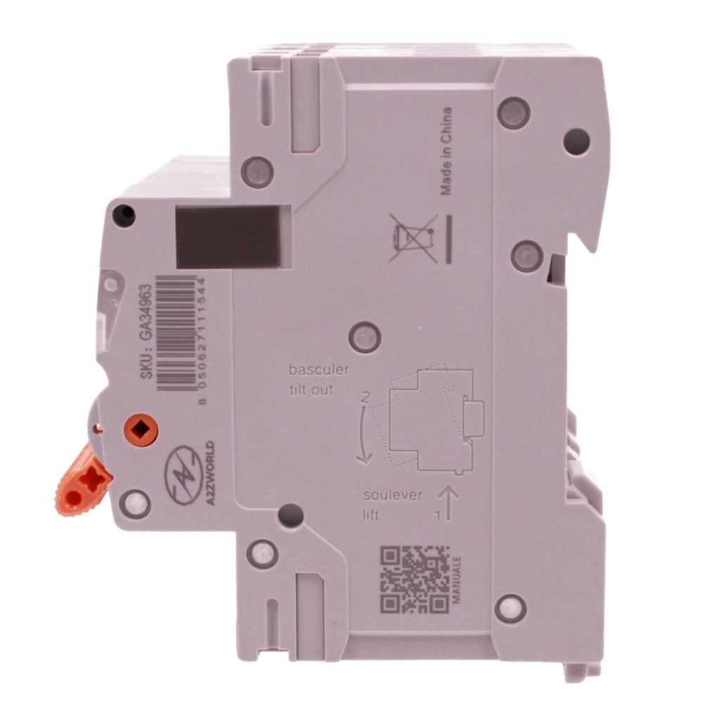 MCB Interruttore Magnetotermico Trifase 380V Curva C 4P 4M 10000A AC 400V IP20 GYM9H, Accoppiabile Con Bobina di Sgancio GA01231 GA01232, Disponibili 25A 32A 40A 63A (C63A)