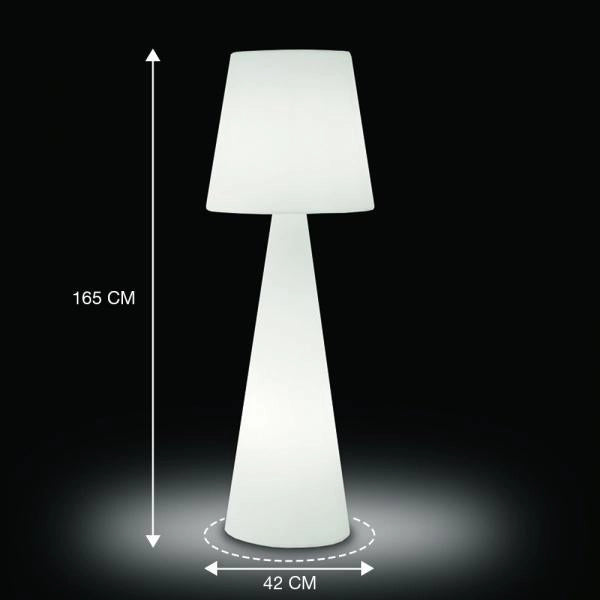Lampada LED RGB da Pavimento Multicolor 16 Colori Regolazione Intensità IP66