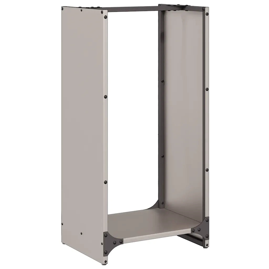 Rastrelliera per Legna da Ardere 40x30x80 cm in Acciaio Corten 864236