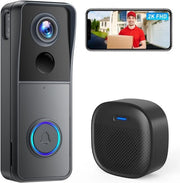 Deurbel video senza abbonamento - Deurbel con camera - Deurbel video wireless - Sicurezza della casa - Deurbel con app - Deurbel intelligente - Nessun costo mensile - Camera di sicurezza - Deurbel WiFi - Per smartphone e tablet