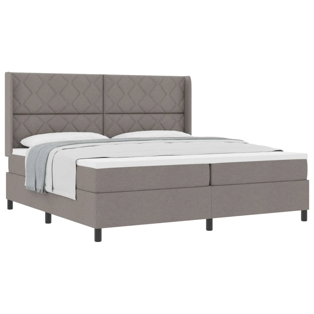Letto a molle con materasso Talpa 200 x 200 cm Tessuto 3341732