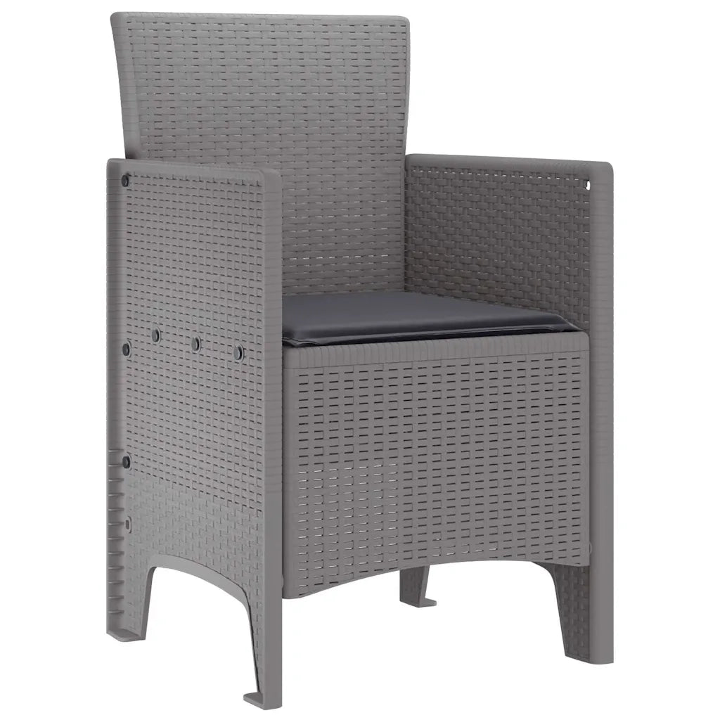 Sedia da Giardino 2 pz | Sedie da Esterno Grigio chiaro 53 x 49 x 85 cm