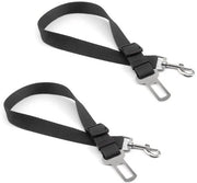 Cinturone di Sicurezza per Cani Adattabile - 2 Pezzi - Nylon - Universale - Lunghezza Massima 71 cm - Guinzaglio per Cani
