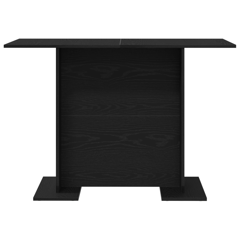 Tavolo da pranzo  Nero Rovere 110x60x75 cm Legno ingegnerizzato
