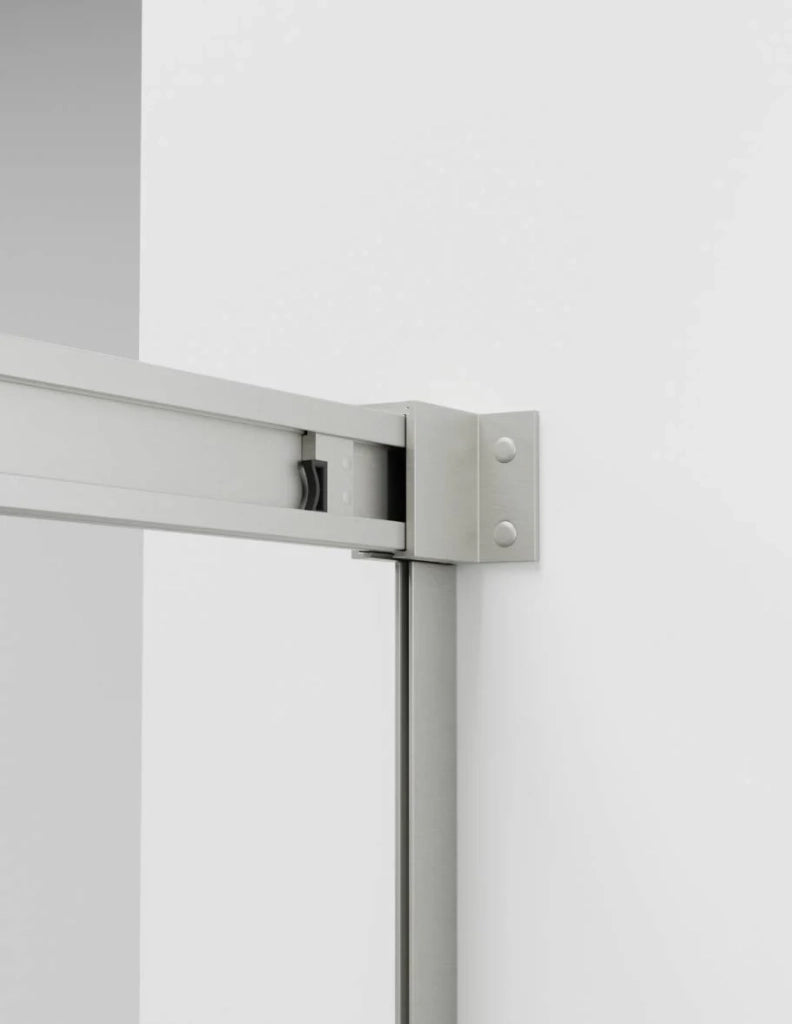 Box doccia ingresso angolare 2+2 THALASSA (BASIC) 95x90 cm Nichel vetro trasparente