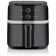 Severin FR 2452 friggitrice Singolo 4,3 L Indipendente 1500 W Friggitrice ad aria calda Nero, Argento