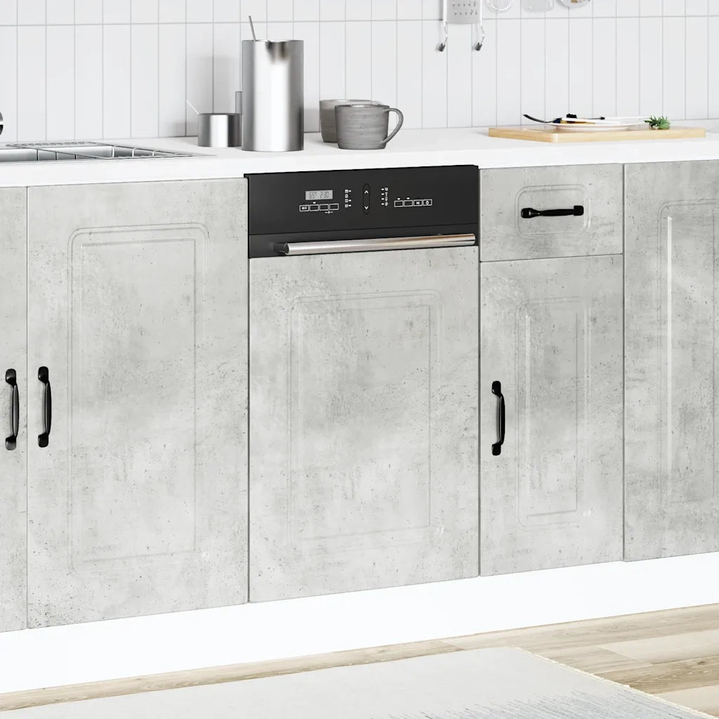 Pannello Lavastoviglie Kalmar Grigio Cemento 45x1,5x57 cm 853651