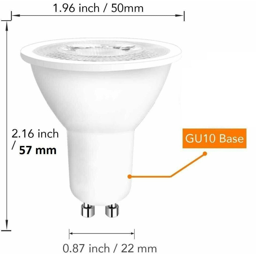 Trade Shop - Faretto Rgb+white 5w Gu10 Lampadina Led Cambiacolore Telecomando Cromoterapia -